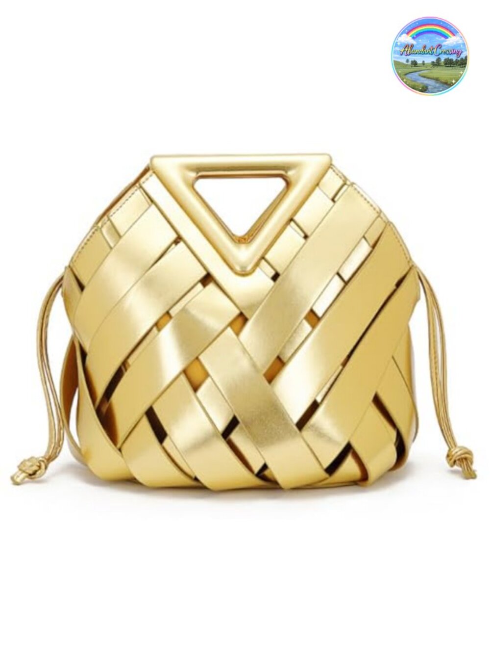 Vegan Leather Clutch Purse Woven Small Crossbody Shoulder Bag Top Handle